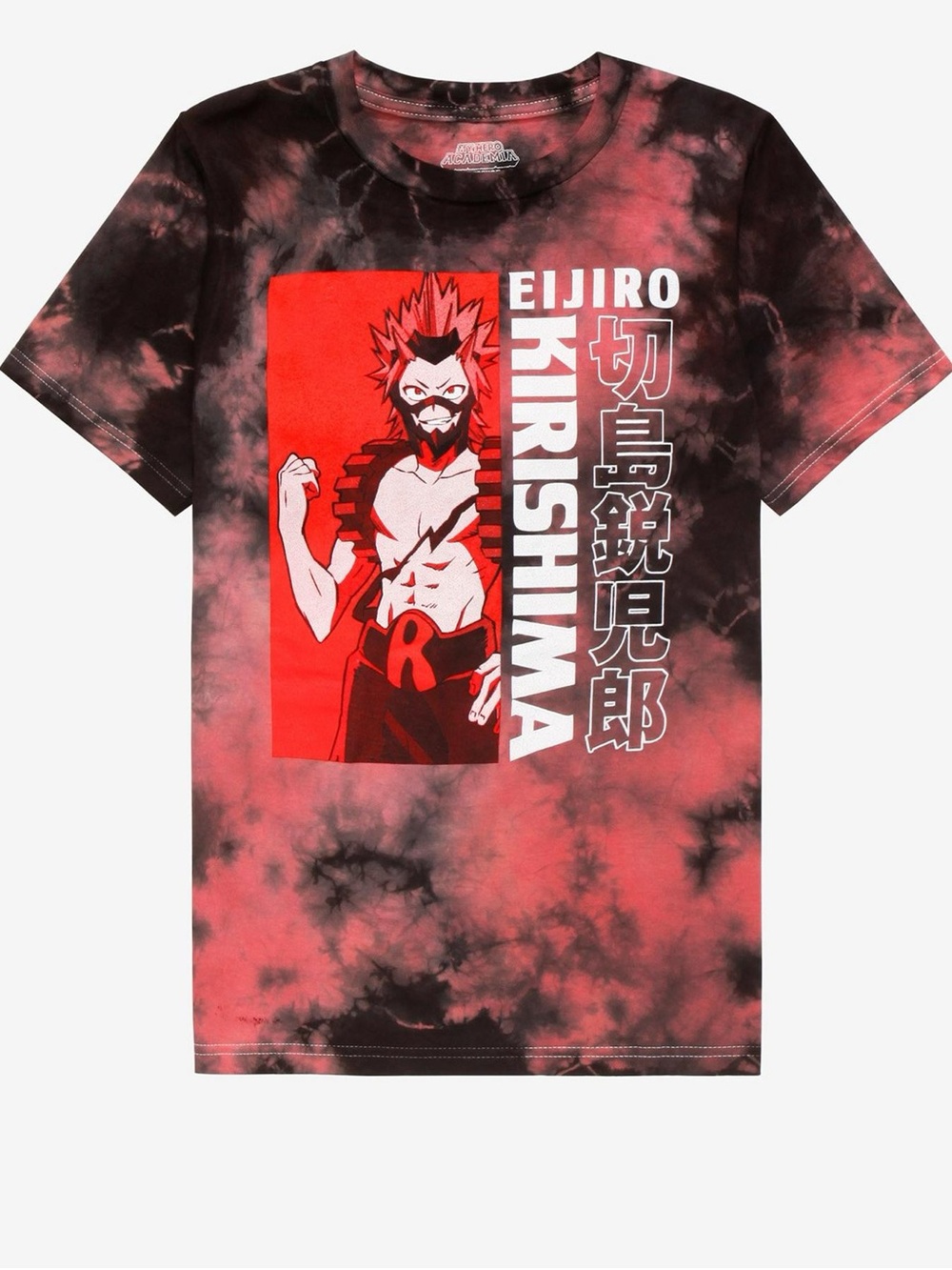 My Hero Academia Kirishima Red Tie-Dye T-Shirt Sz XS - NWOT